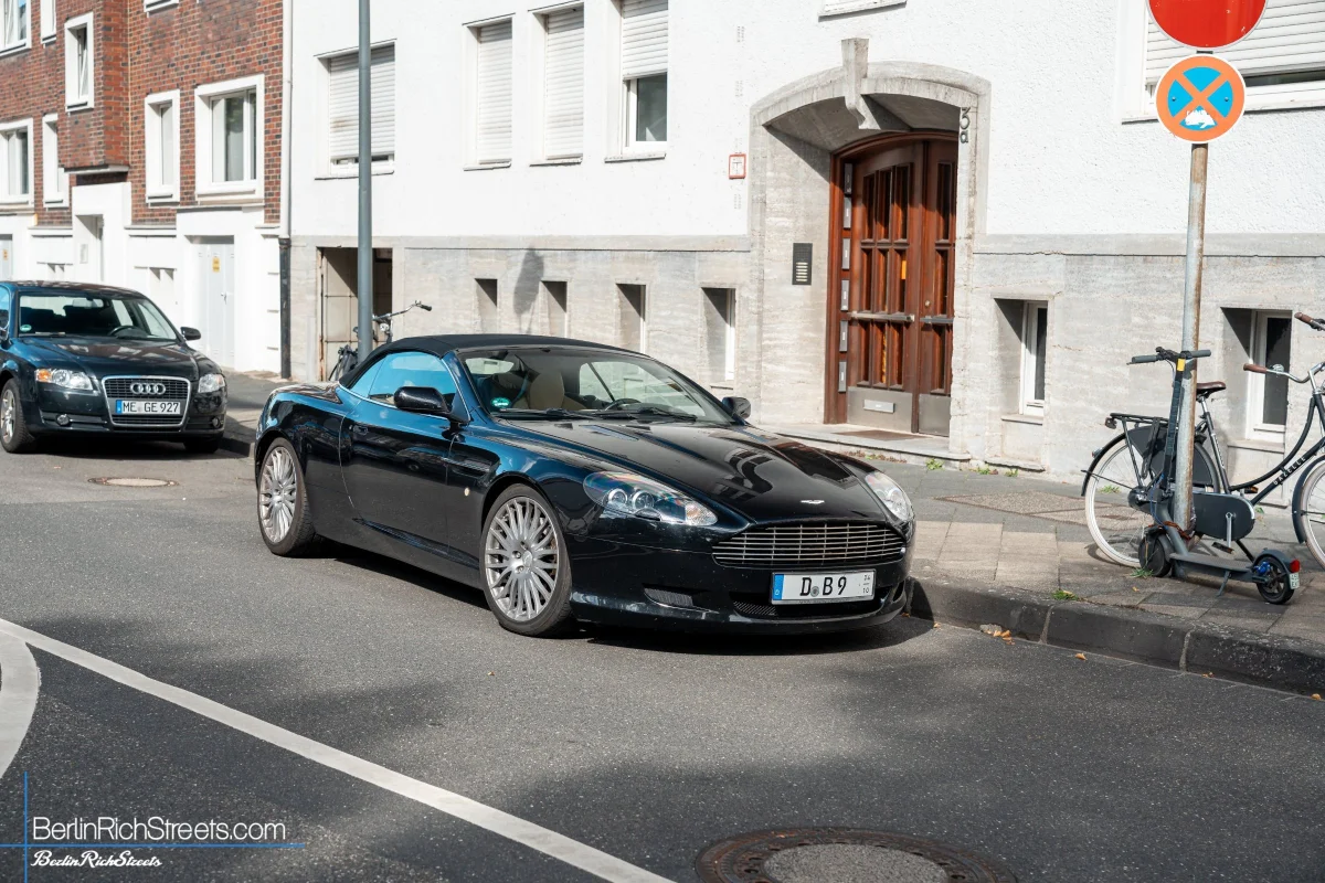 Aston Martin DB9 Volante spotted in Düsseldorf — BerlinRichStreets